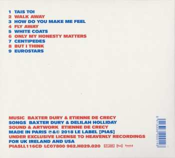 CD Baxter Dury, Etienne de Crécy & Delilah Holliday: Delilah Holliday Baxter Dury Etienne De Crecy