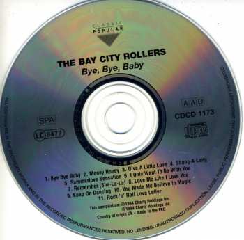 CD Bay City Rollers: Bye Bye Baby