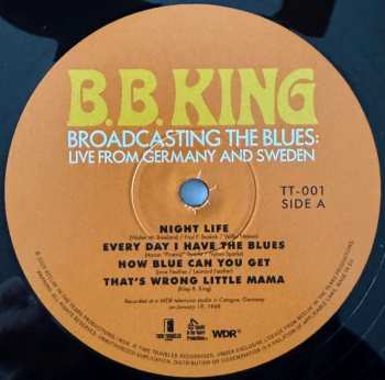 2LP B.B. King: Broadcasting The Blues: Live From Germany And Sweden DLX | LTD | NUM