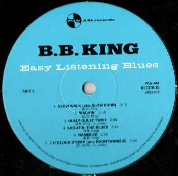 LP B.B. King: Easy Listening Blues