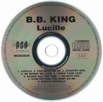 CD B.B. King: Lucille