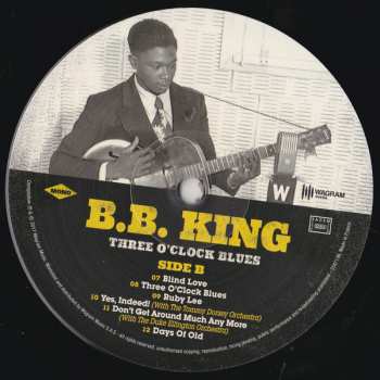 LP B.B. King: Three O'Clock Blues