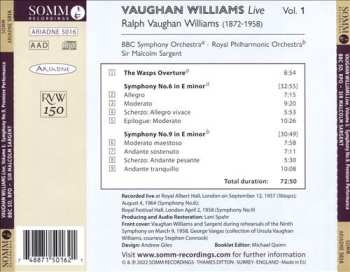 CD BBC Symphony Orchestra: Vaughan Williams Live, Vol. 1