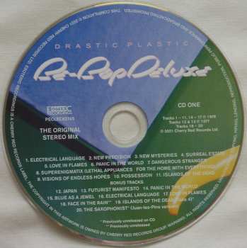 4CD/2DVD/Box Set Be Bop Deluxe: Drastic Plastic LTD | DLX