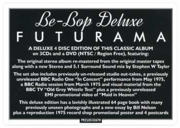 3CD/DVD/Box Set Be Bop Deluxe: Futurama LTD