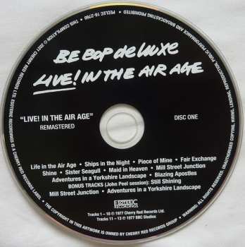 15CD/DVD/Box Set Be Bop Deluxe: Live! In The Air Age LTD