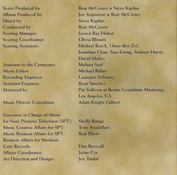 CD Bear McCreary: Outlander - The Series - Original Television Soundtrack, Vol. 1