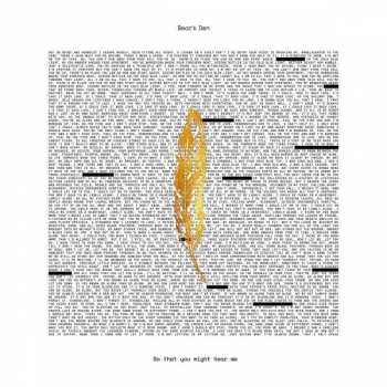 CD Bear's Den: So That You Might Hear Me