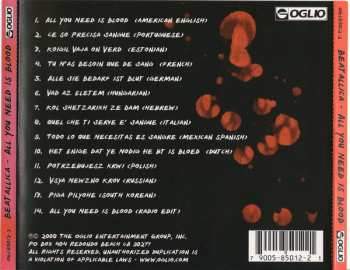 CD Beatallica: All You Need Is Blood