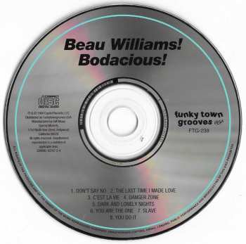 CD Beau Williams: Bodacious!