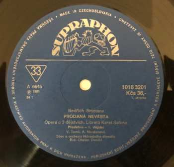 3LP/Box Set Bedřich Smetana: Prodaná Nevěsta