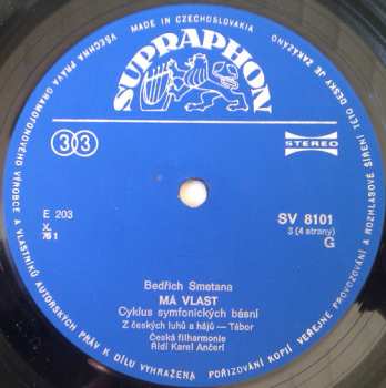 2LP/Box Set Bedřich Smetana: Má Vlast (My Country) (2xLP - 76/2)