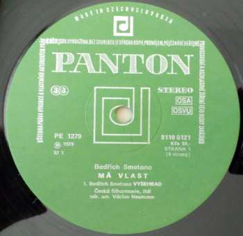 2LP The Czech Philharmonic Orchestra: Má Vlast = My Country