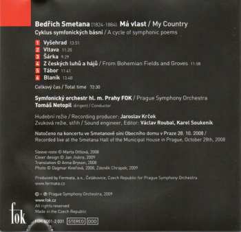 CD Tomáš Netopil: Má Vlast / My Country