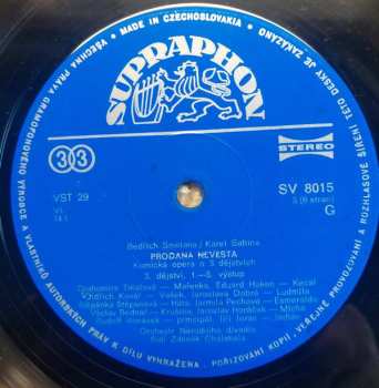 3LP/Box Set Bedřich Smetana: Prodaná Nevěsta