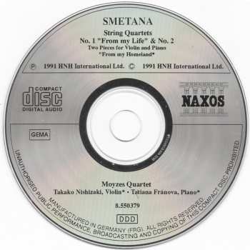CD Bedřich Smetana: String Quartets Nos. 1 & 2 - "From My Homeland"