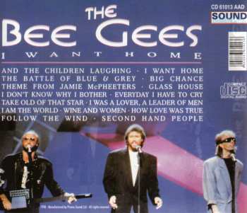 CD Bee Gees: I Want Home