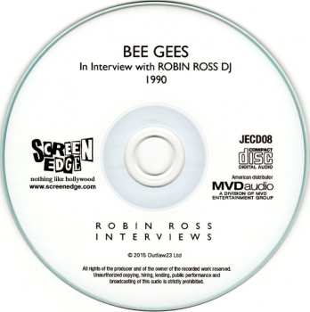 CD Bee Gees: In Interview With Robin Ross DJ 1990