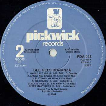 2LP Bee Gees: The Bee Gees Bonanza (The Early Days)