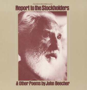 Album Beecher,john: Report To The Stockholders: Poems By John Beecher
