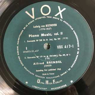 3LP Ludwig van Beethoven: Piano Music (Complete) Vol. II