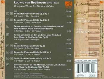 2CD Ludwig van Beethoven: Complete Works for Piano and Cello