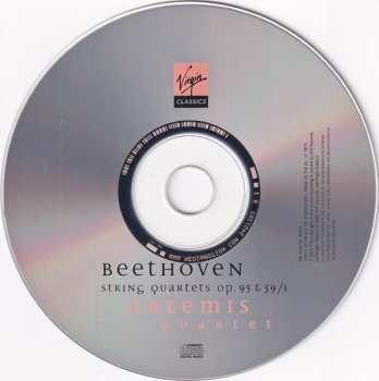 CD Ludwig van Beethoven: String Quartets Op. 95 & 59/1