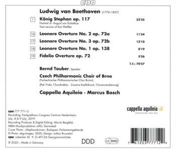 CD Ludwig van Beethoven: König Stephan; Overtures Fidelio & Leonore 1-3