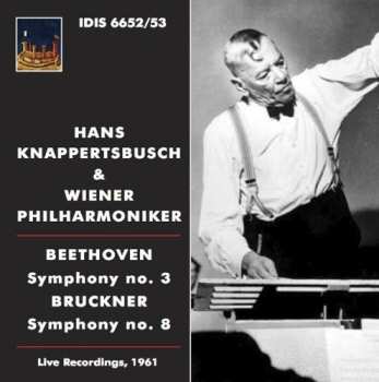 2CD Ludwig van Beethoven: Symphony No. 3 / Symphony No. 8 (Live Recordings, 1961)