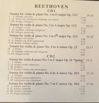 3CD/Box Set Ludwig van Beethoven: Collection Vol.11 :The 10 Sonatas For Violin And Piano . Live Performances Paris, 1962