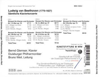 3CD Ludwig van Beethoven: Sämtliche Klavierkonzerte
