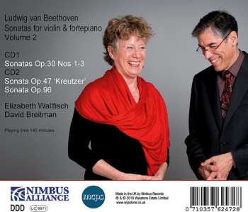 2CD Ludwig van Beethoven: Sonatas For Violin & Fortepiano Volume 2 
