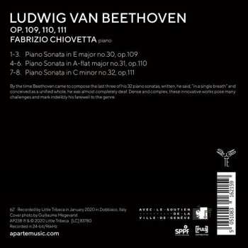 CD Ludwig van Beethoven: Op.109,110,111