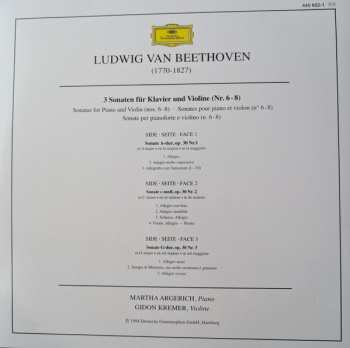 LP Ludwig van Beethoven: Violinsonaten Nos. 6–8 = Violin Sonatas = Sonates Pour Violon