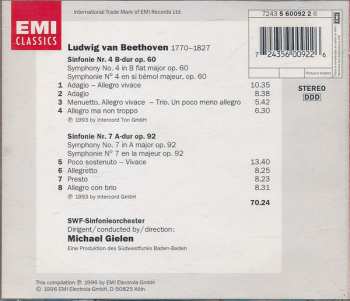 CD Ludwig van Beethoven: Symphonien Nr. 4 & 7