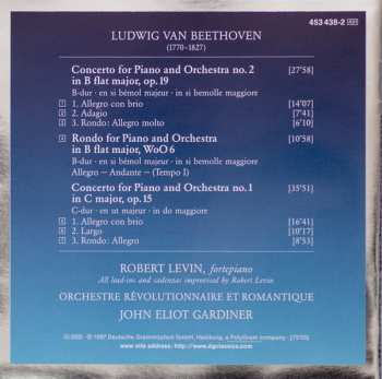CD Ludwig van Beethoven: The Piano Concertos Nos. 1&2 - Rondo WoO 6