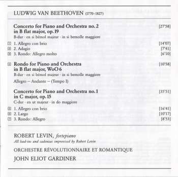 CD Ludwig van Beethoven: The Piano Concertos Nos. 1&2 - Rondo WoO 6