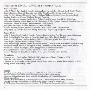 CD Ludwig van Beethoven: The Piano Concertos Nos. 1&2 - Rondo WoO 6