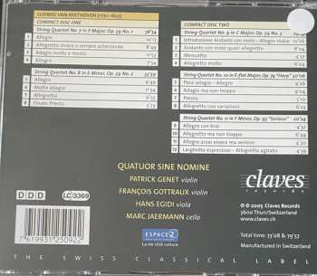 2CD Ludwig van Beethoven: The Middle String Quartets
