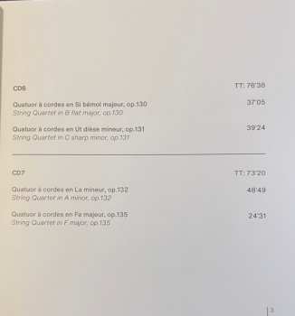 7CD/Box Set Ludwig van Beethoven: The Complete String Quartets