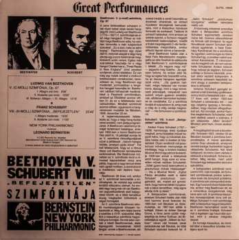 LP Ludwig van Beethoven: V. Szimfonia / VIII. Szimfonia "Befejezetlen"