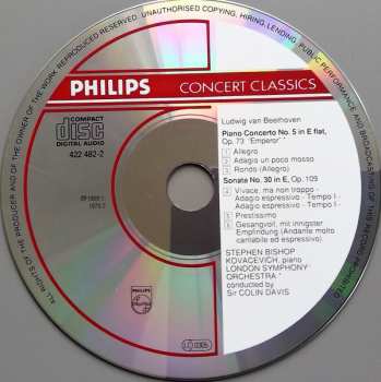 CD Ludwig van Beethoven: "Emperor" Concerto