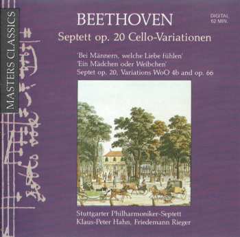 CD Ludwig van Beethoven: Septett Op.20 Cello-Variationen