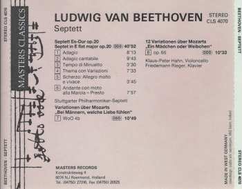 CD Ludwig van Beethoven: Septett Op.20 Cello-Variationen