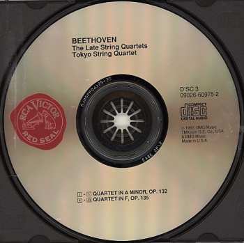 3CD Ludwig van Beethoven: The Late String Quartets