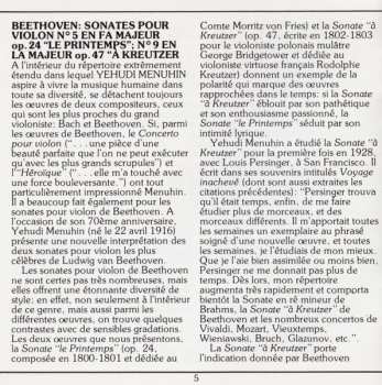 CD Ludwig van Beethoven: Frühlingssonate - Kreutzersonate