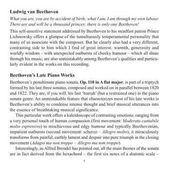 SACD Ludwig van Beethoven: Sonatas Op. 110 & Op. 111 / Bagatelles Op. 126