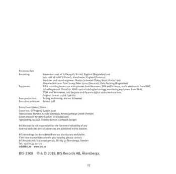 SACD Ludwig van Beethoven: Sonatas Op. 110 & Op. 111 / Bagatelles Op. 126