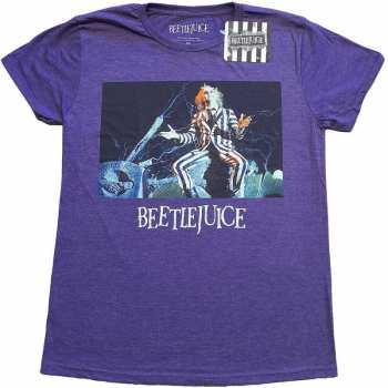 Merch Beetlejuice: Tričko Sitting On A Tombstone 