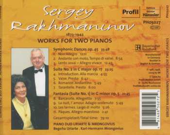 CD Begonia Uriarte Mrongovius: Sergei Rachmaninov